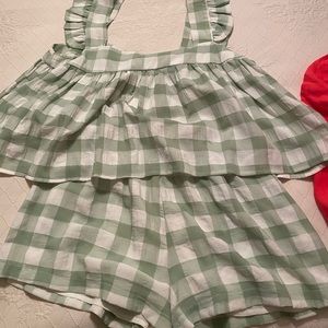 Gingham Two-piece set